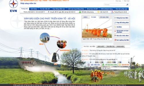 EVN đổi mới kênh thông tin trên website