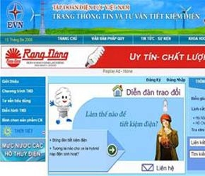 Giao diện của website.