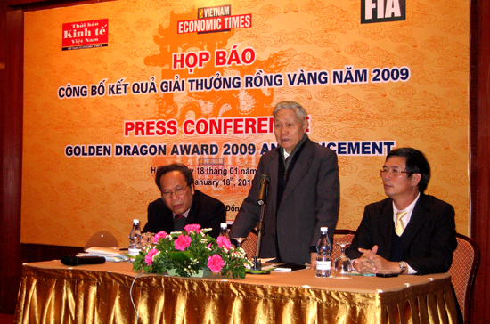 Họp báo công bố  danh sách các doanh nghiệp FDI đạt Giải thưởng Rồng Vàng - Ảnh: Anh Quân.