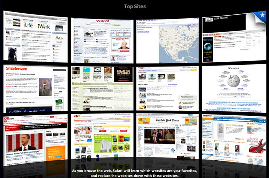 Safari 5 chạy nhanh hơn và chiếm ít tài nguyên hơn.