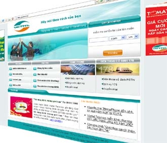 Viettel là một trong những mạng viễn thông lớn tại Việt Nam với 15 triệu thuê bao điện thoại, trong đó có hơn 11 triệu thuê bao di động. Ảnh: Giao diện website của Viettel.