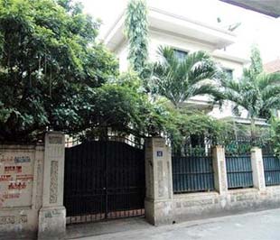 Nhà công vụ ở số 12 Nguyễn Chế Nghĩa, Hà Nội.