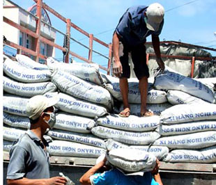 Với tốc độ tăng trưởng 10%/năm, trong năm 2009 này sản lượng xi măng của toàn ngành sẽ đạt từ 44 - 45 triệu tấn.