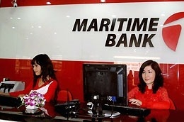 Phòng giao dịch của Maritime Bank.