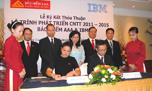 Bảo hiểm AAA hợp tác chiến lược với IBM Việt Nam