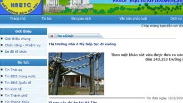 Hà Nội triển khai giao dịch bất động sản qua mạng