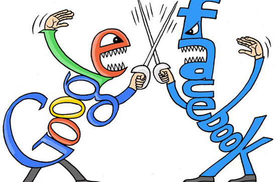 Facebook ngại Google phát triển mạng xã hội.
