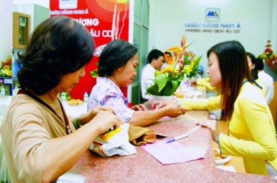 Các ngân hàng sẽ phải tăng vốn điều lệ lên 3.000 tỉ đồng vào cuối năm 2010 theo đúng lộ trình đã đề ra - Ảnh: Lê Toàn.