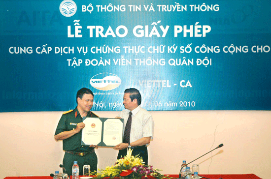 Viettel “nhảy vào” dịch vụ chứng thực chữ ký số