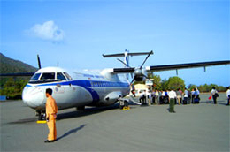 Một góc sân bay Chu Lai.