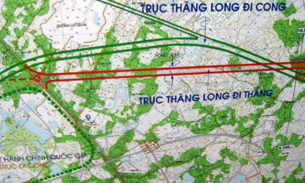 Đề xuất xây dựng trục tâm linh Thăng Long đã nhận được nhiều phản đối.