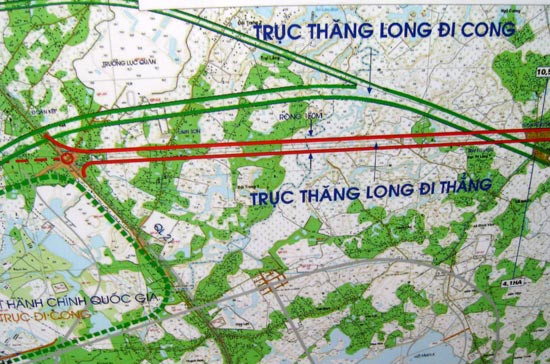 Đề xuất xây dựng trục tâm linh Thăng Long đã nhận được nhiều phản đối.