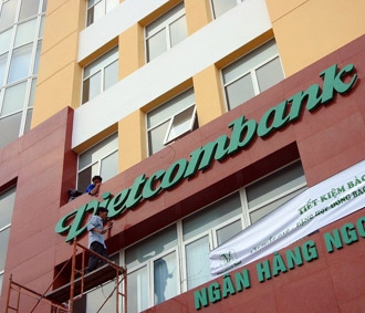 Cổ phiếu Vietcombank được BVSC khuyến nghị đầu tư với "mức giá hiện tại." - Ảnh: Việt Tuấn.