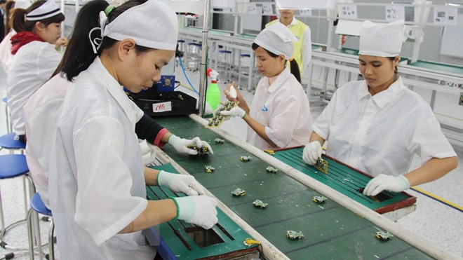 Cán cân thương mại của khối doanh nghiệp FDI trong 2 tháng đầu năm đạt thặng dư 3,76 tỷ USD. Ảnh minh họa