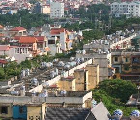 Bồn nước inox đang được sử dụng rất rộng rãi.