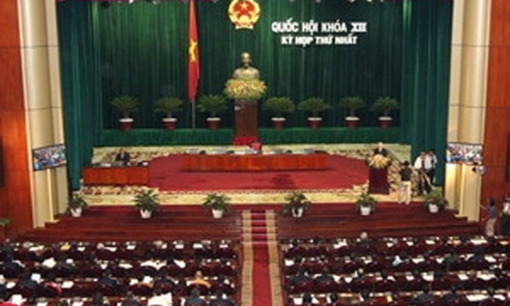 Phiên họp toàn thể Quốc hội khóa 13 - Ảnh: TTXVN.