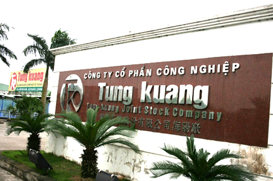 Trụ sở nhà máy sản xuất khung nhôm định hình Tung Kuang tại Hải Dương.