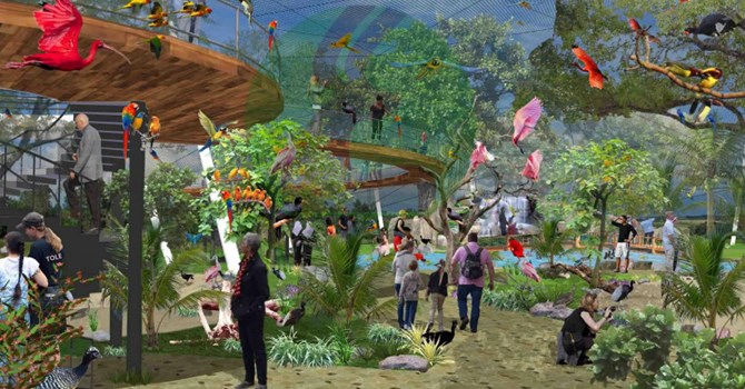 Mô hình công viên động vật hoang dã tại Quy Nhơn.