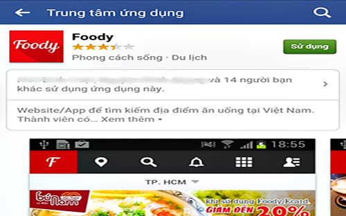 <div style="font-family: &quot;Times New Roman&quot;; font-size: 14.6667px;">Fanpage của ứng dụng tìm hàng quán Foody.vn với hơn 3 triệu like cũng bị khóa.</div><div><br></div>