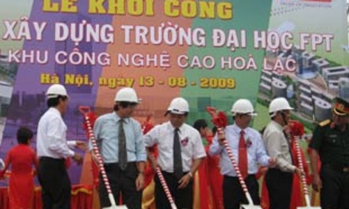 Xây dựng Đại học FPT tại Khu Công nghệ cao Hòa Lạc