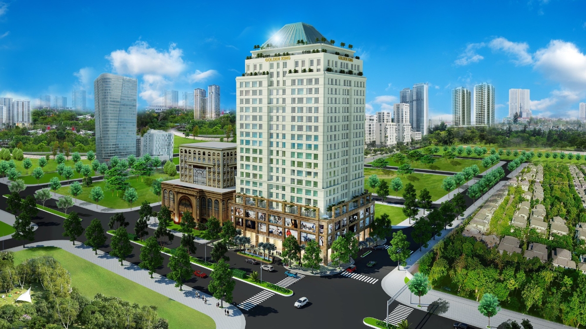 Golden King - Tọa lạc ngay trung tâm tài chính quốc tế Phú Mỹ Hưng.
