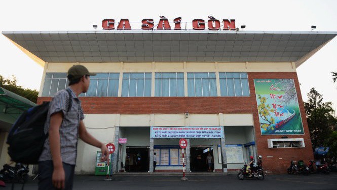 Nhà ga Sài Gòn.