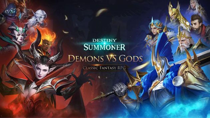 Game không phép Destiny Summoner - ảnh chụp màn hình.