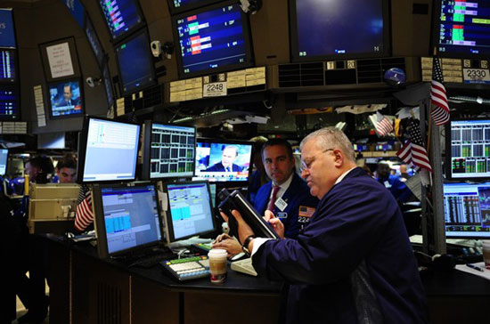 Phố Wall tiếp tục trượt điểm phiên thứ sáu liên tiếp - Ảnh: Getty.