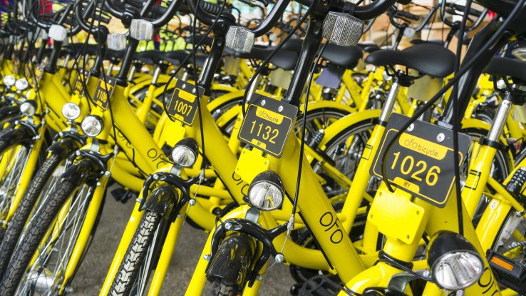 Ofo hiện là một trong 2 startup chia sẻ xe đạp lớn nhất tại Trung Quốc - Ảnh: Techcrunch.