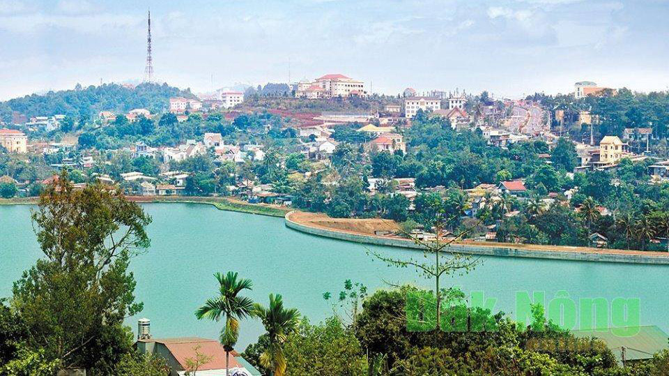 Một góc thị xã Gia Nghĩa hiện nay
