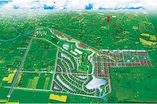 Phối cảnh dự án khu dân cư Giang Điền.