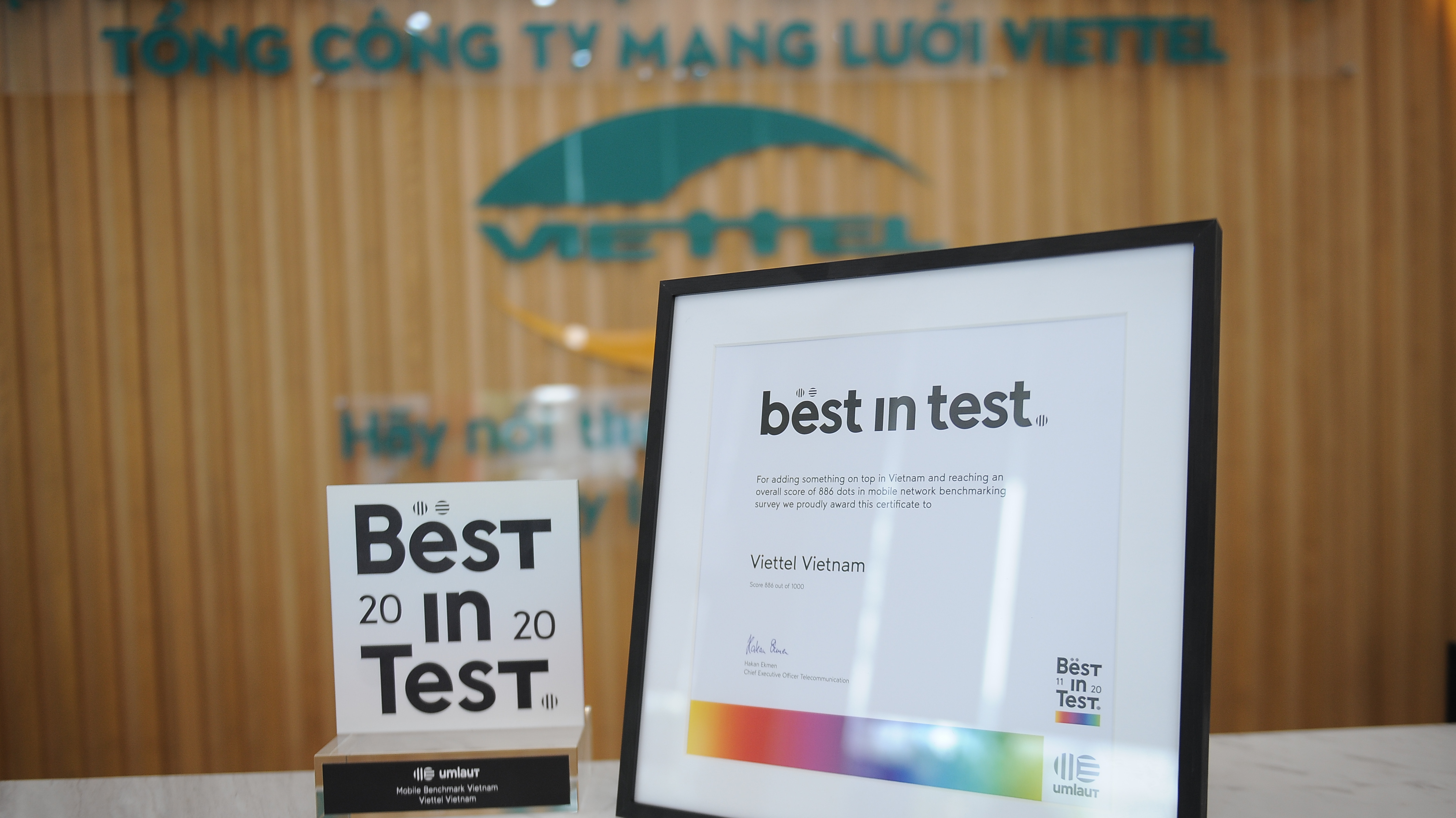 Viettel là nhà mạng đầu tiên và duy nhất của Việt Nam đạt được chứng nhận này.