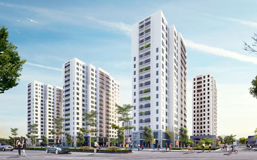 Xuân Phương Residence là tổ hợp gồm 6 tòa chung cư cao 17 tầng và 126 căn liền kề được xây dựng trên diện tích đất hơn 4.000m2.
