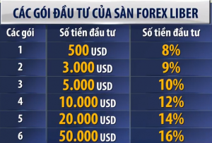 Các gói đầu tư của Liber