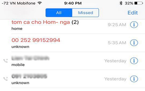 Một người dùng cho biết đã bị số điện thoại từ đầu&nbsp;<span style="font-family: "Times New Roman"; font-size: 14.6667px;">số Somali +252 gọi vào sáng sớm ngày 15/11.</span>