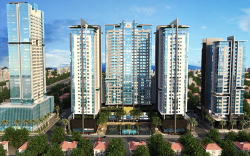 Phối cảnh tổng thể dự án Golden Land.<br>