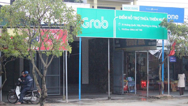 Điểm hỗ trợ Grab tại Thừa Thiên Huế.