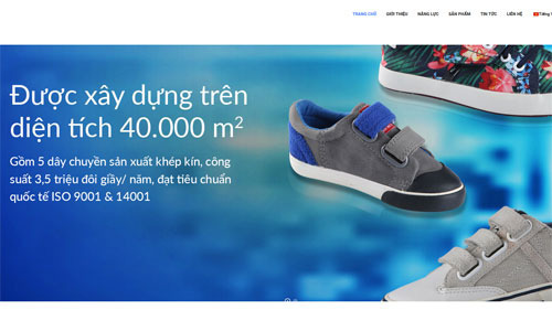 Trang web của Giầy Thụy Khuê.