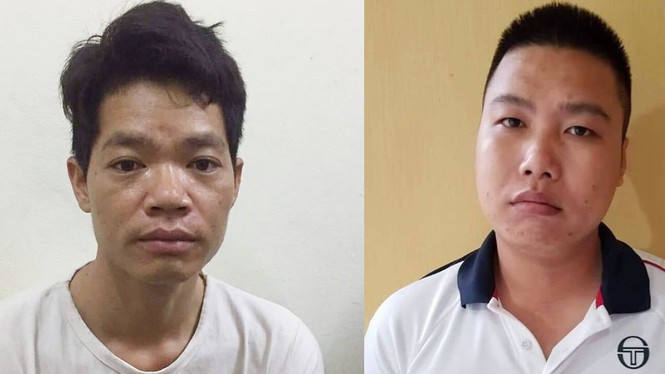 Hai đối tượng bị bắt đã khai nhận hành vi xả thải.