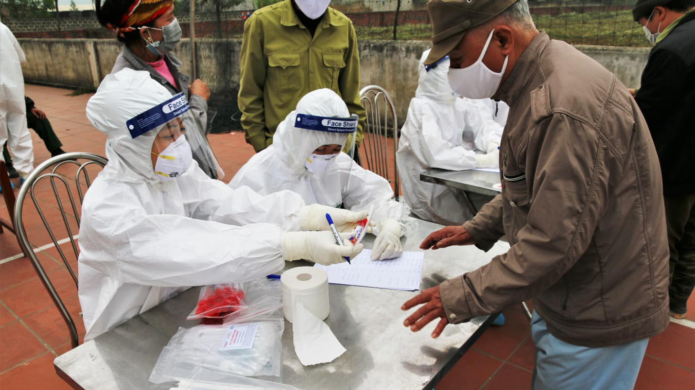 Ca bệnh tại Hải Dương có liên quan đến chủng mới Covid-19 từ Anh. Ảnh - Bộ Y tế. 