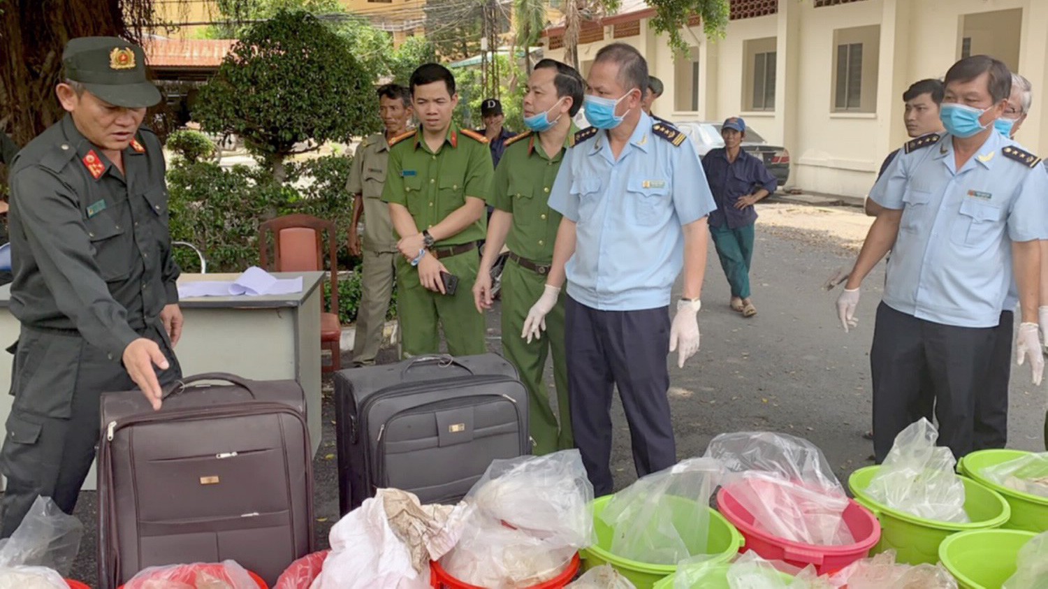 Đây là vụ vận chuyển trái phép ma túy Ketamine với số lượng lớn nhất từ trước đến nay để đi nước thứ ba tiêu thụ.