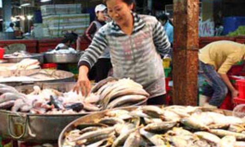 Cúm A/H1N1 hoành hành: Thực phẩm vẫn giữ giá