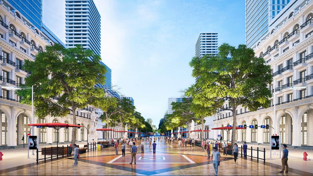 Một góc phối cảnh của dự án Halong Marina.