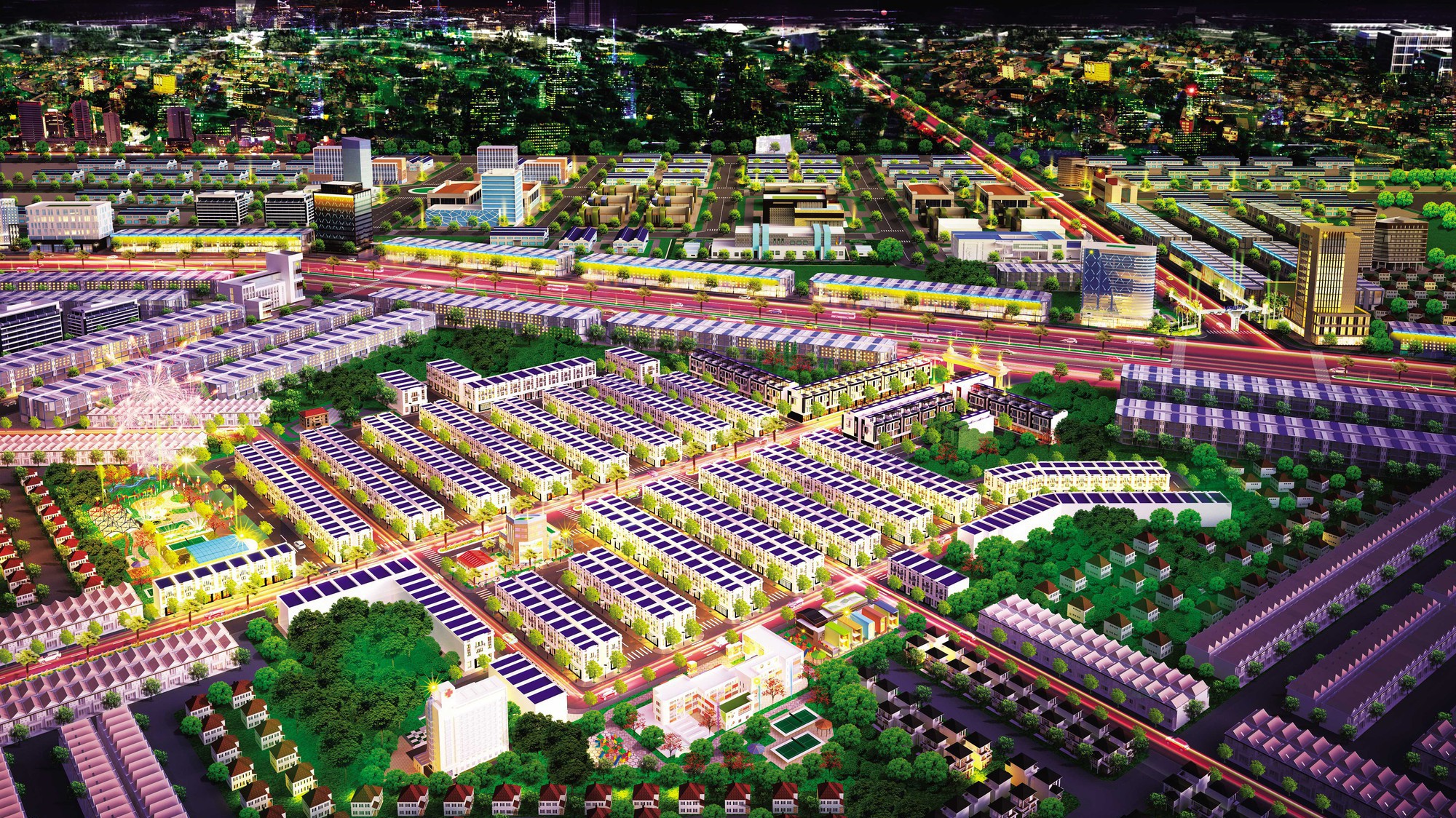 Công viên trung tâm là nơi vui chơi, thư giãn lý tưởng cho cư dân Hana Garden Mall.