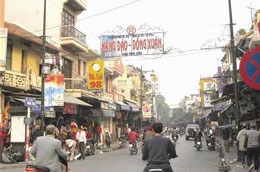 Khung giá đất trên các tuyến phố thuộc quận Hoàn Kiếm dự kiến sẽ được giữ nguyên như năm 2010.