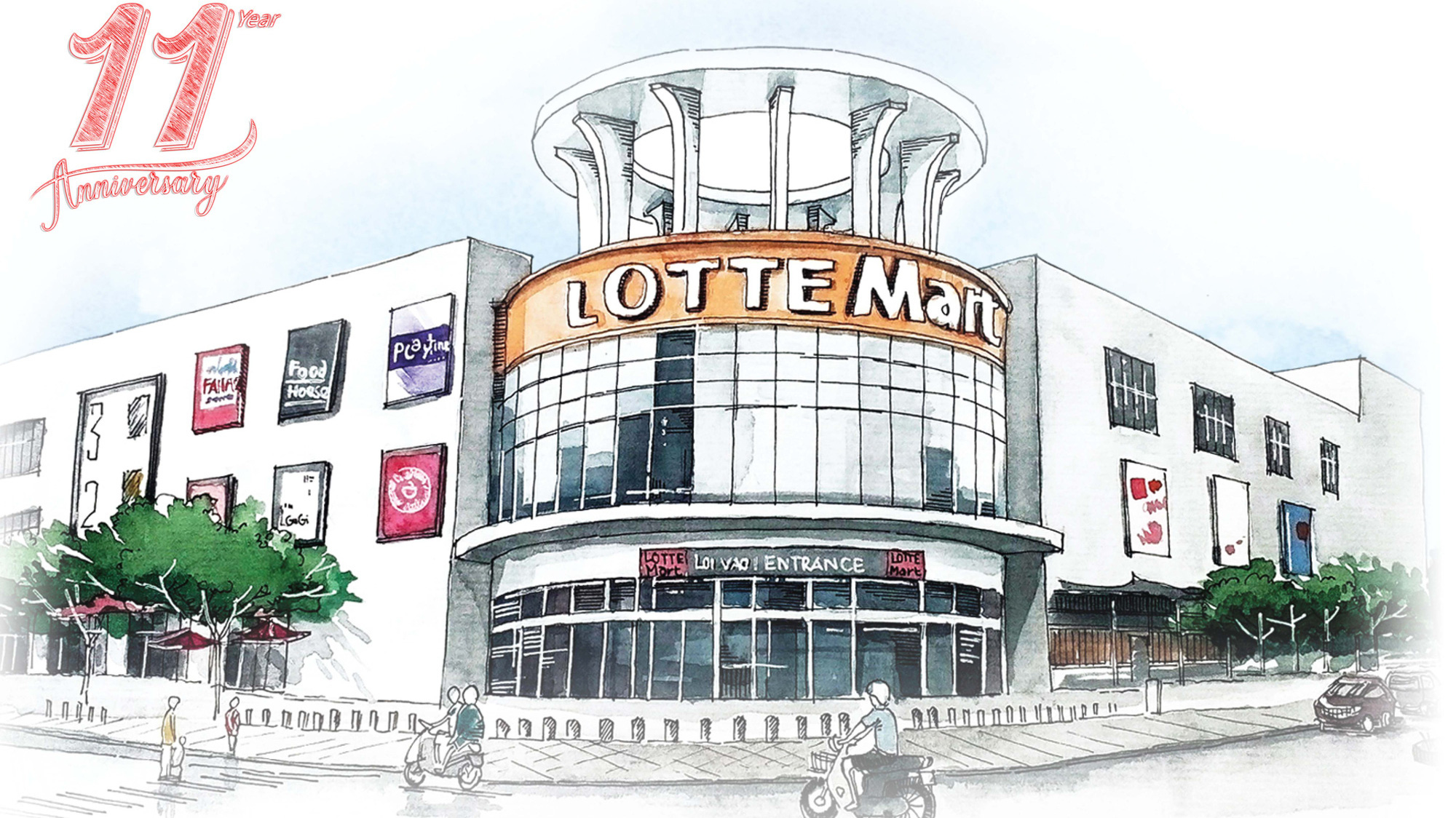 Lotte Mart có hệ thống 14 siêu thị trải dài từ Tp.HCM, Đồng Nai, Đà Nẵng, Bình Dương, Phan Thiết, Hà Nội, Vũng Tàu, Cần Thơ, Nha Trang.
