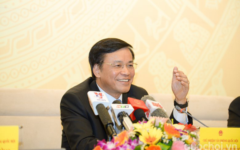 Tổng thư ký Quốc hội Nguyễn Hạnh Phúc.