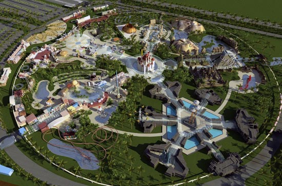 Phối cảnh tổng thể dự án.