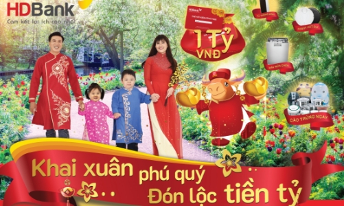Gửi tiết kiệm tại HDBank nhận lộc tiền tỷ