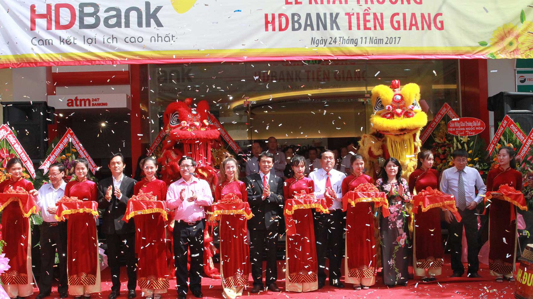 Với chi nhánh tại Tiền Giang vừa đi vào hoạt động, mạng lưới HDBank đã có 240 điểm trên toàn quốc.
